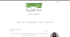 Desktop Screenshot of mylittlenest.org