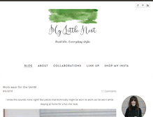 Tablet Screenshot of mylittlenest.org